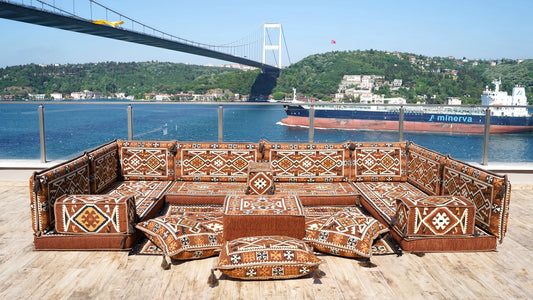 Brown Color Floor Sofa