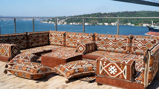 Brown Color Floor Sofa