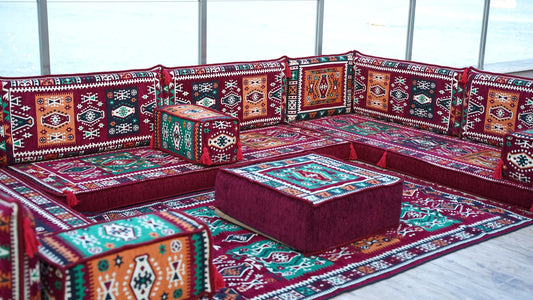 Premium U Shaped Arabic Sofa Set