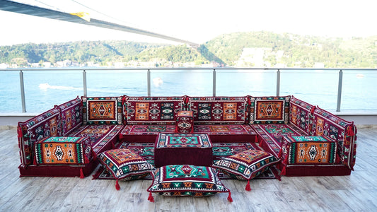 Premium U Shaped Arabic Sofa Set
