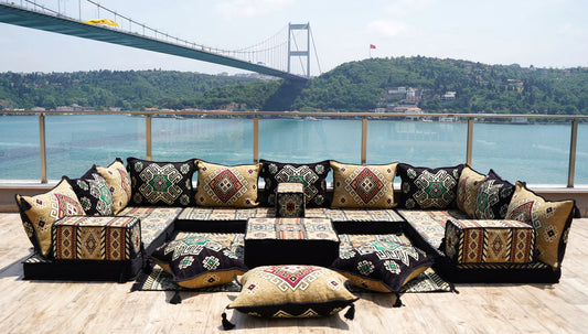 U Shaped Arabic Sofa Set