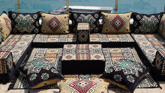 U Shaped Arabic Sofa Set