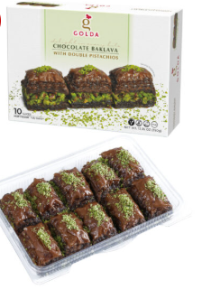 Golda Chocolate Baklava with Pistachios 350g