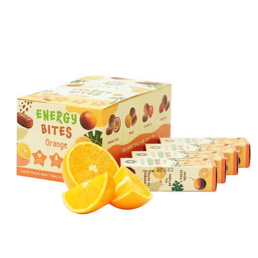 Orange Flavored Energy Bites - Nalya