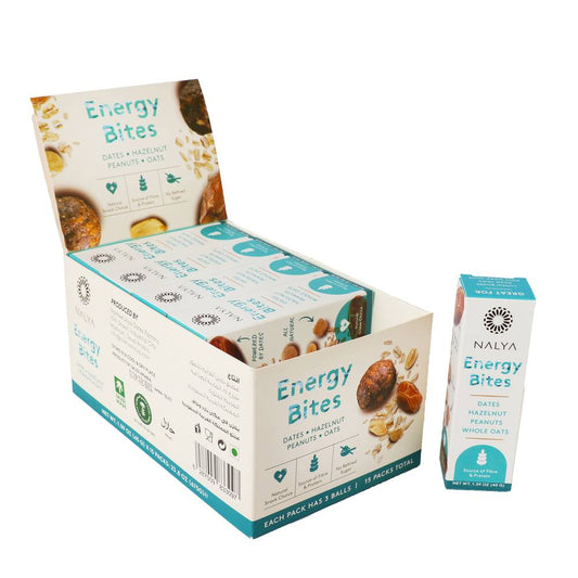 Energy Bites with Hazelnut | Peanuts | Whole Oats - Nalya